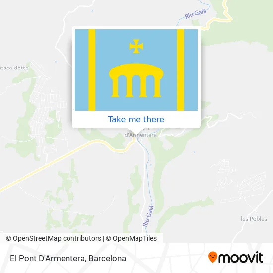 El Pont D'Armentera map