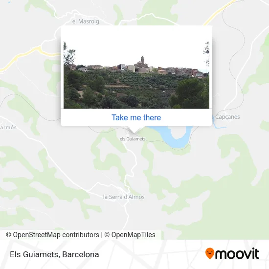 Els Guiamets map