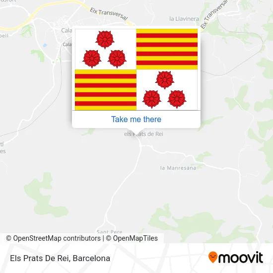 Els Prats De Rei map