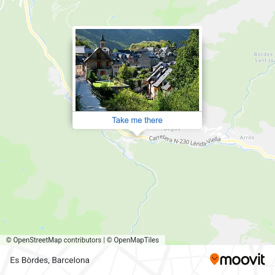 Es Bòrdes map