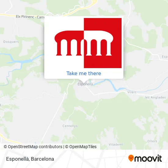 Esponellà map