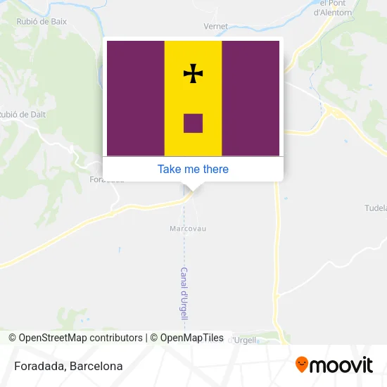 Foradada map