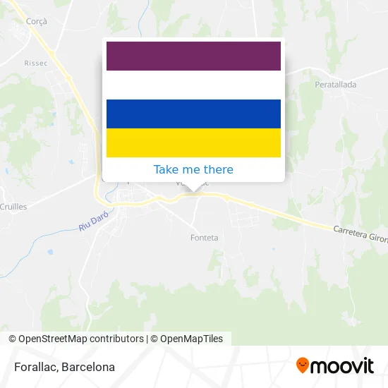 Forallac map
