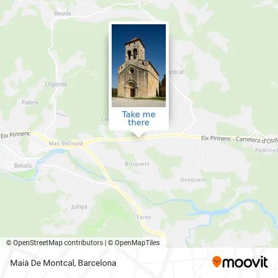 Maià De Montcal map