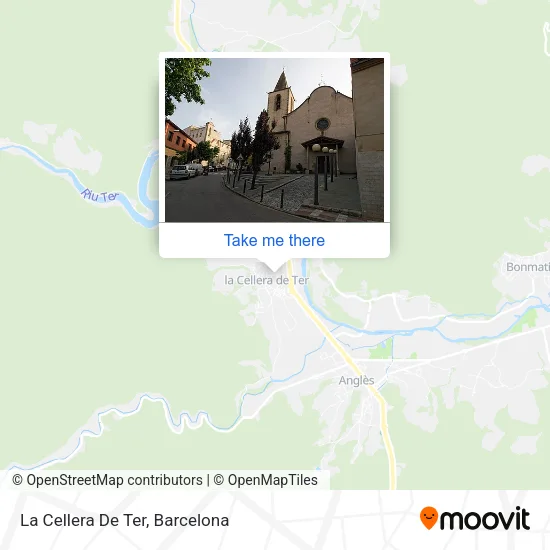 La Cellera De Ter map