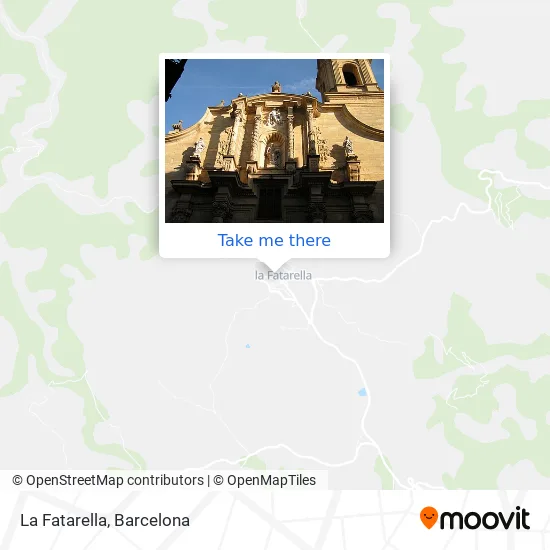 La Fatarella map