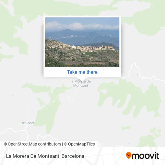 La Morera De Montsant map