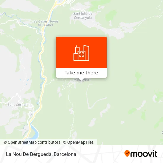 La Nou De Berguedà map