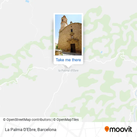 La Palma D'Ebre map