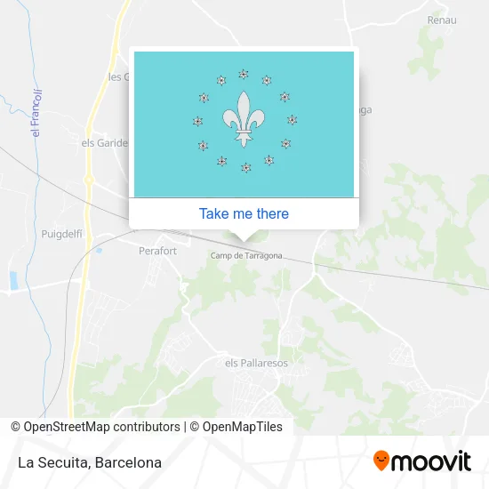 La Secuita map