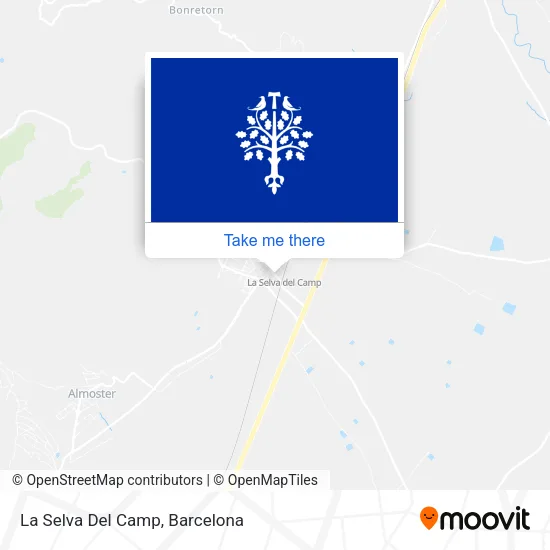 La Selva Del Camp map