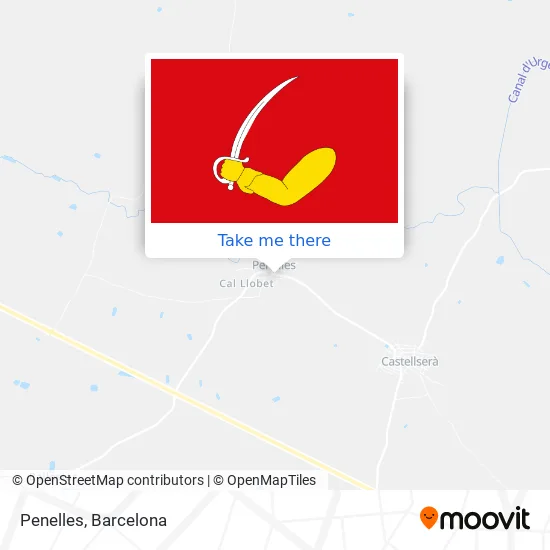 Penelles map