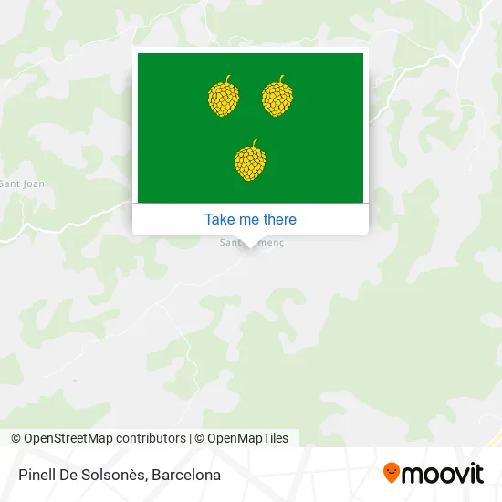 mapa Pinell De Solsonès