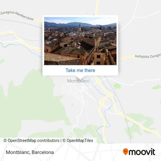 Montblanc map