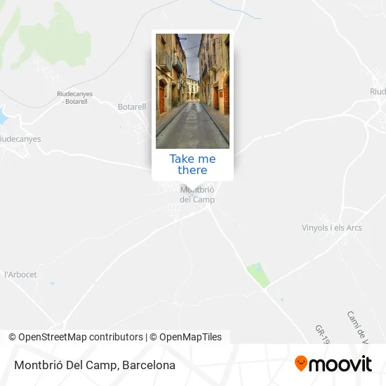 Montbrió Del Camp map