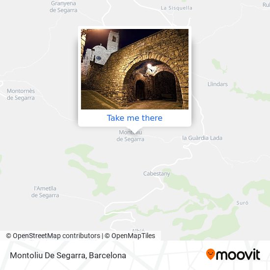 Montoliu De Segarra map