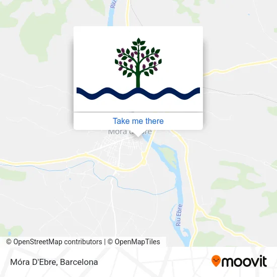 Móra D'Ebre map