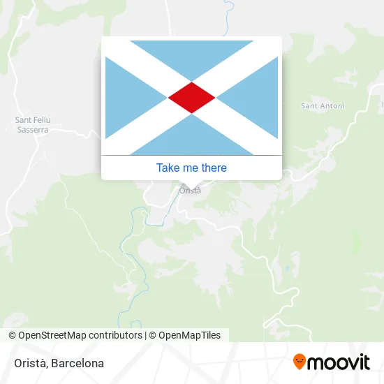 Oristà map