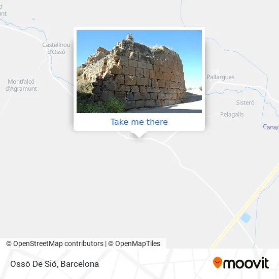 Ossó De Sió map