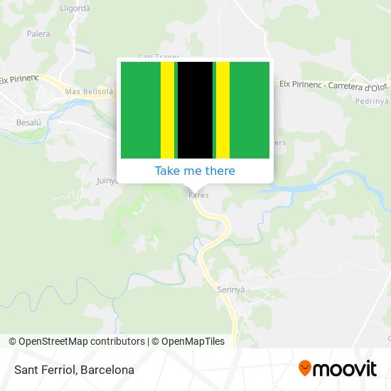 Sant Ferriol map