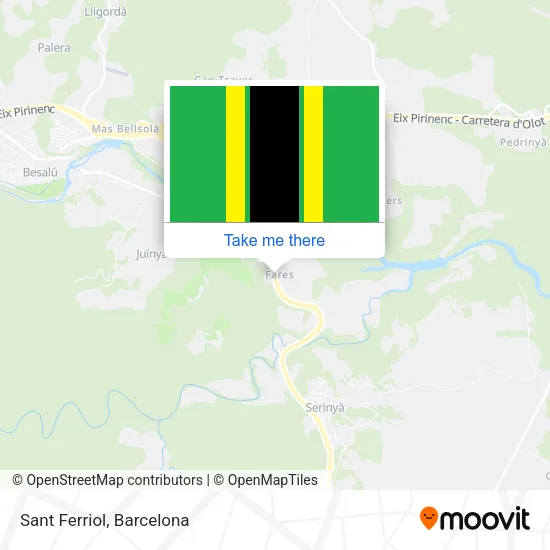 Sant Ferriol map