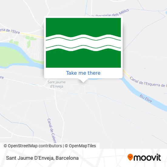 Sant Jaume D'Enveja map