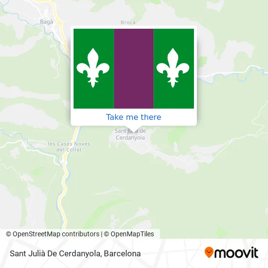 Sant Julià De Cerdanyola map