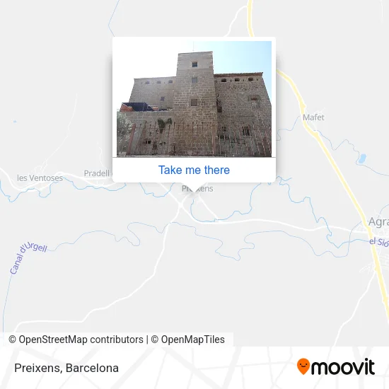 Preixens map