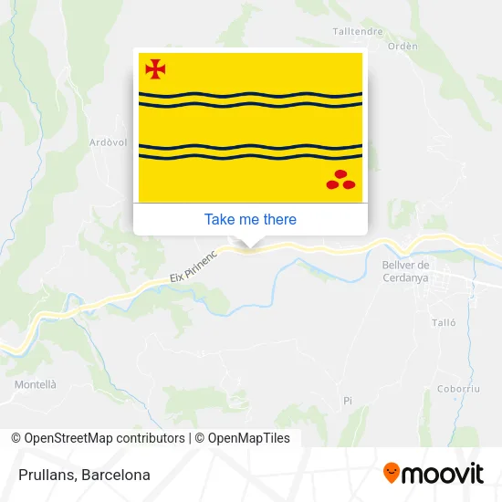 Prullans map