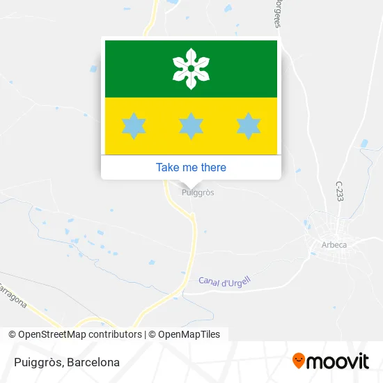 Puiggròs map