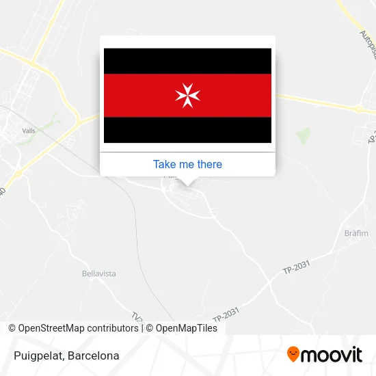 Puigpelat map