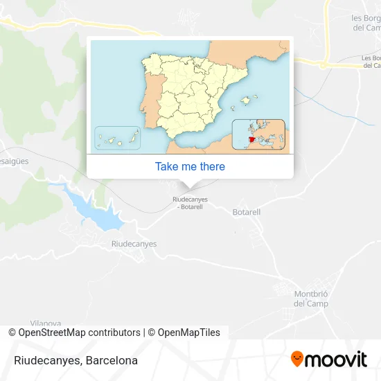 Riudecanyes map