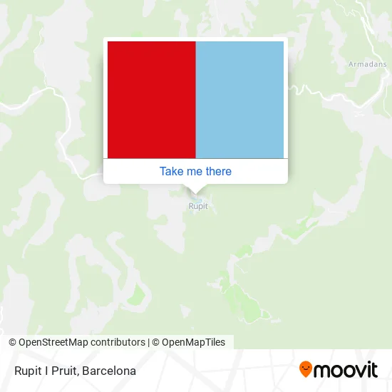 Rupit I Pruit map