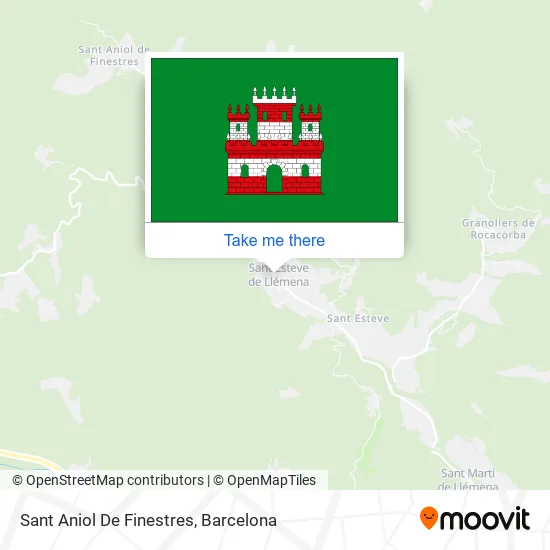 Sant Aniol De Finestres map