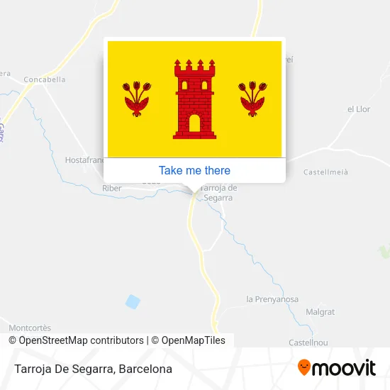 Tarroja De Segarra map