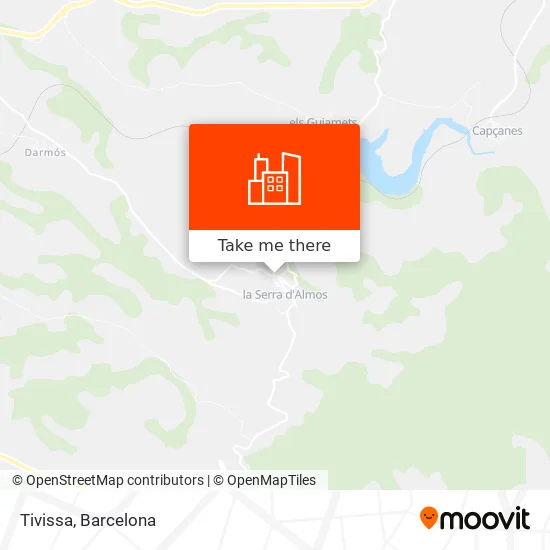 Tivissa map