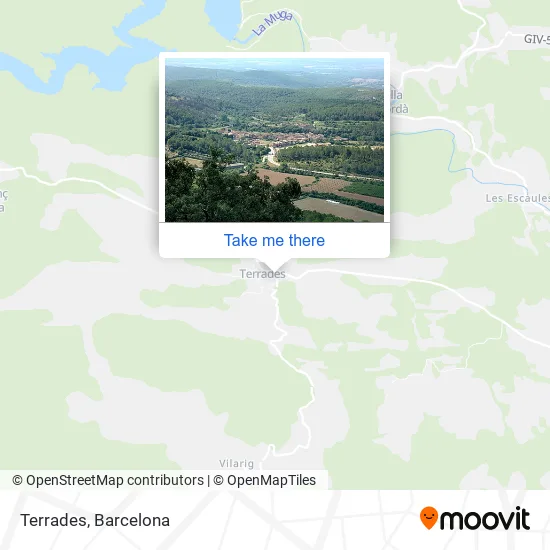 Terrades map