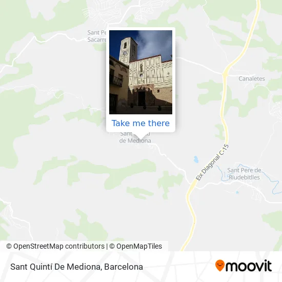 Sant Quintí De Mediona map