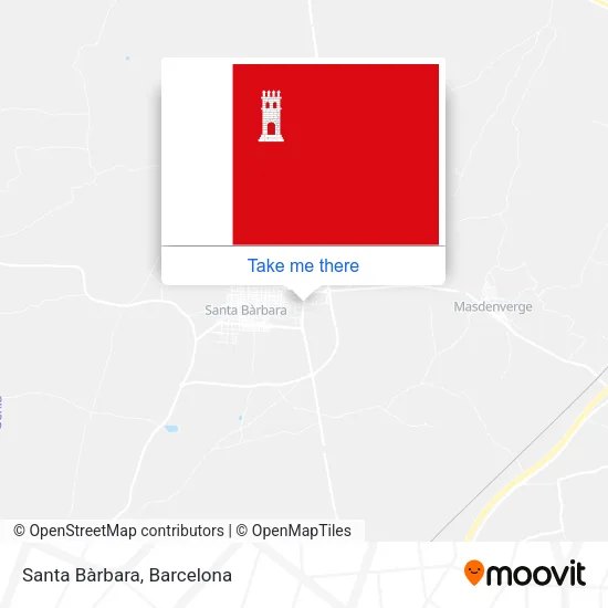 Santa Bàrbara map