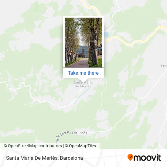 Santa Maria De Merlès map