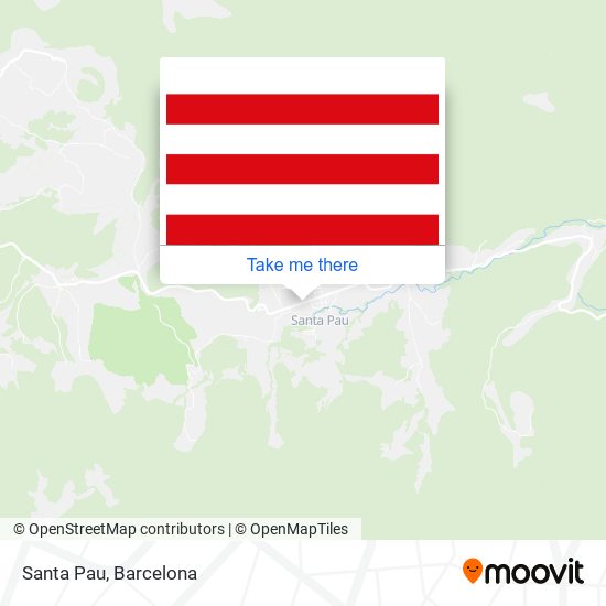 Santa Pau map