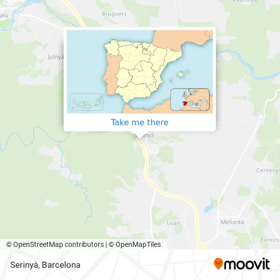 Serinyà map