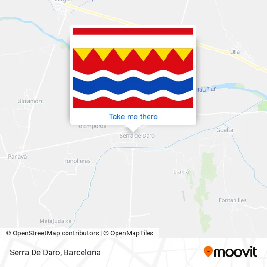 Serra De Daró map