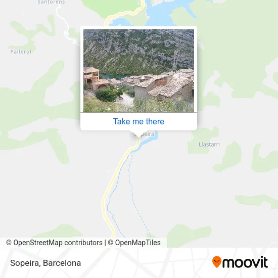 Sopeira map