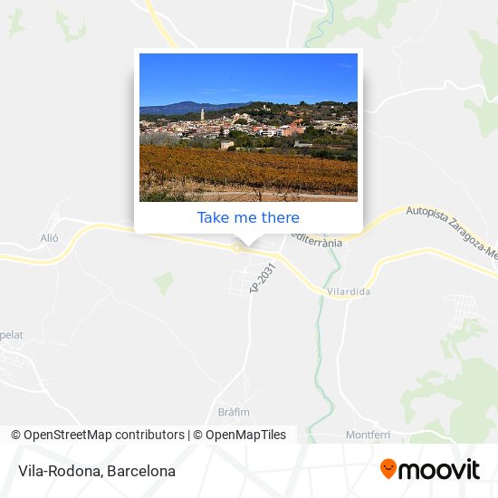 Vila-Rodona map