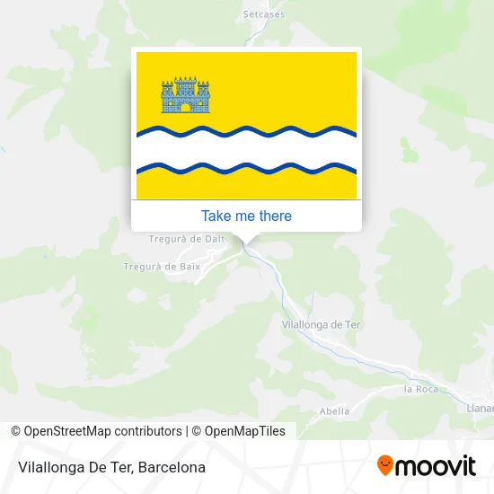 Vilallonga De Ter map