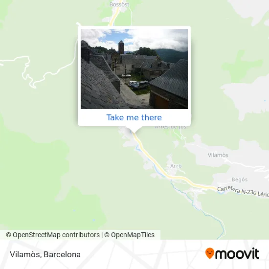 Vilamòs map