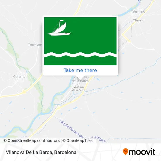 Vilanova De La Barca map