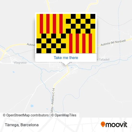 Tàrrega map