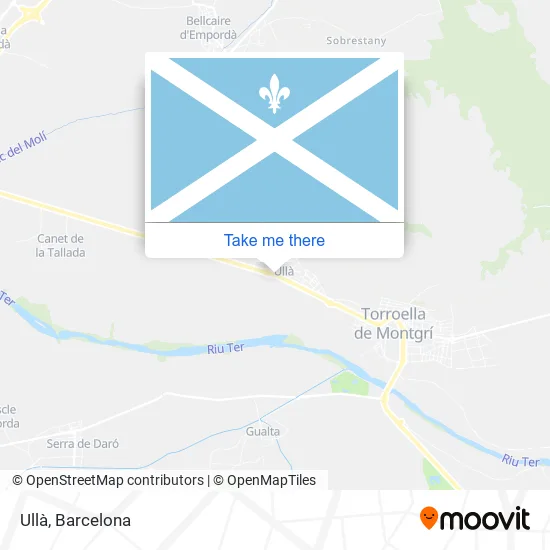 Ullà map